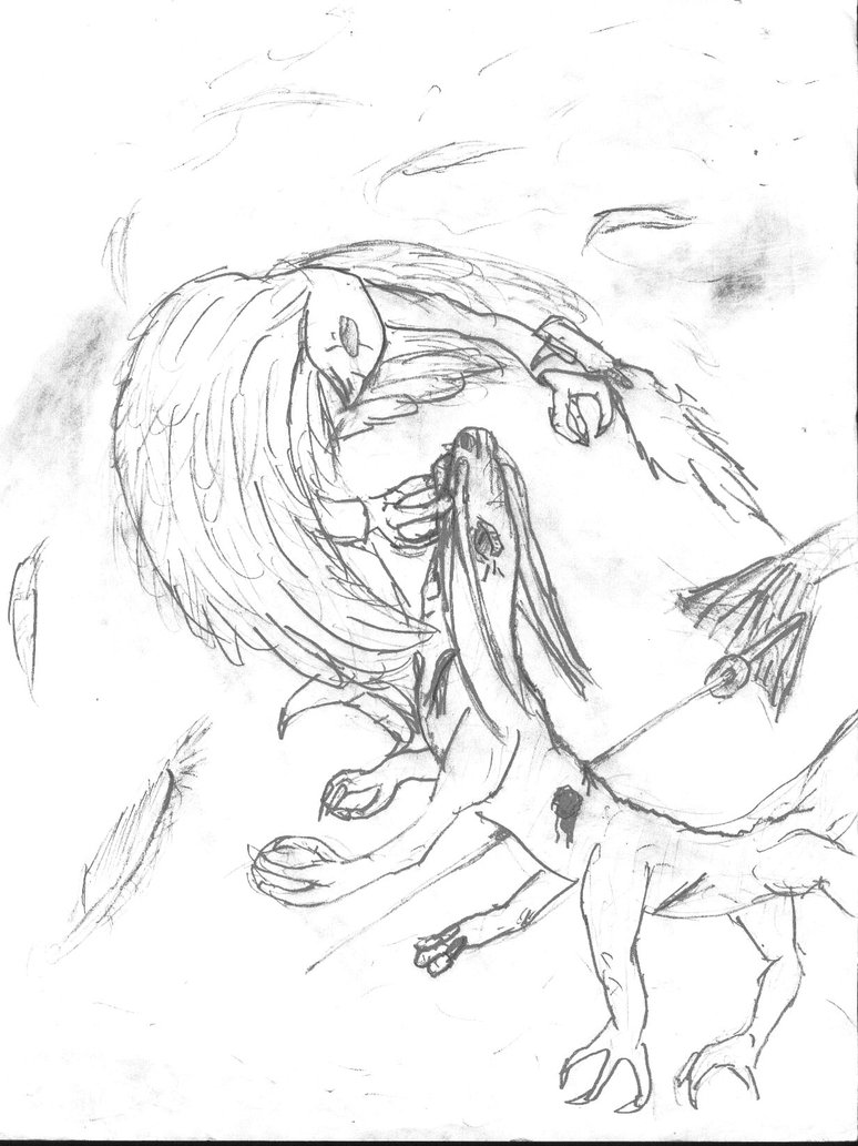 774x1033 Bird Robot Vs. Dragon By Ziffy88