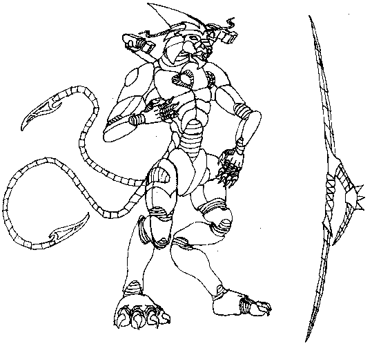 539x501 Dragon Cyborg