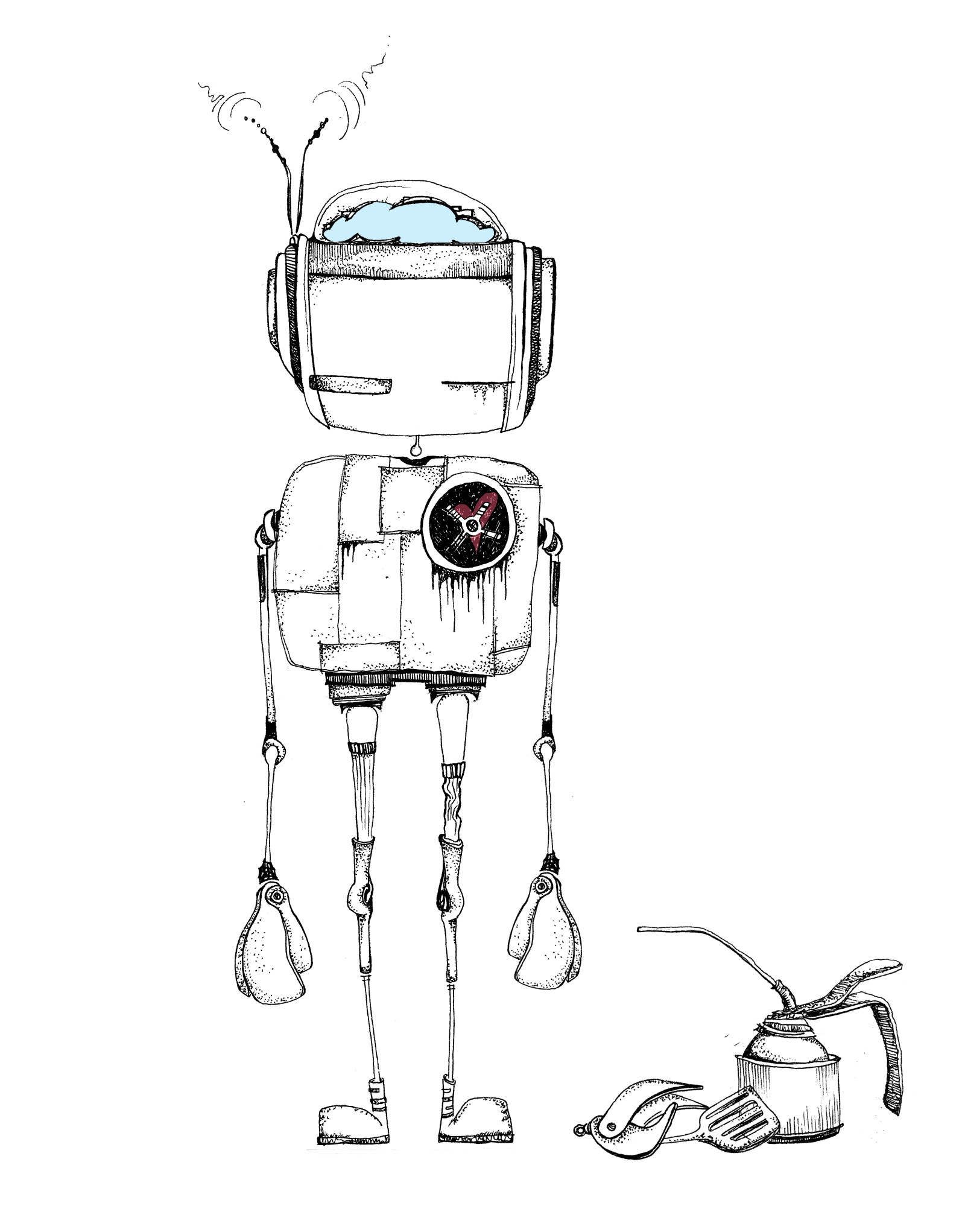 1600x2042 To Draw A Robot