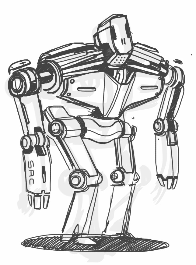 644x870 Sketch A Day 129 Robot Scribble Sketch A Day Sketches By