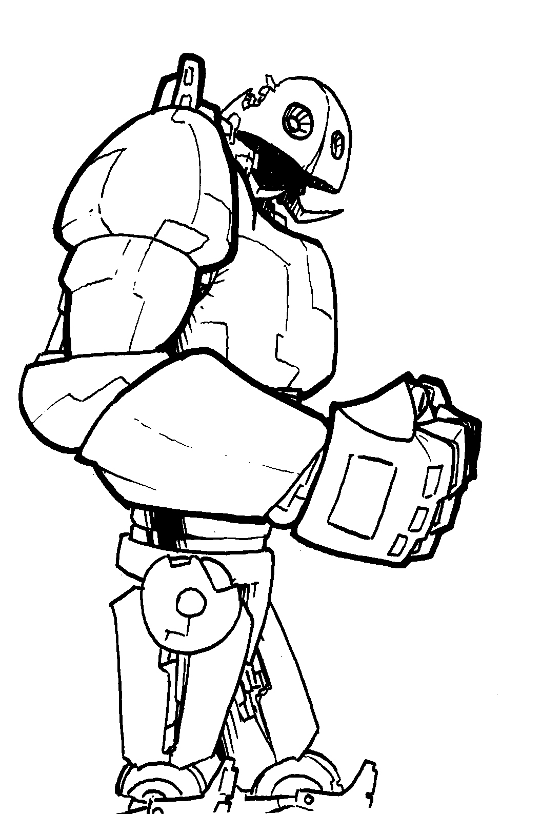 1055x1587 Robot Drawing