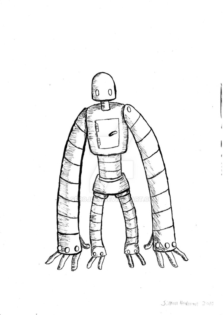 751x1063 Robot Idea Sketch By Sprojler