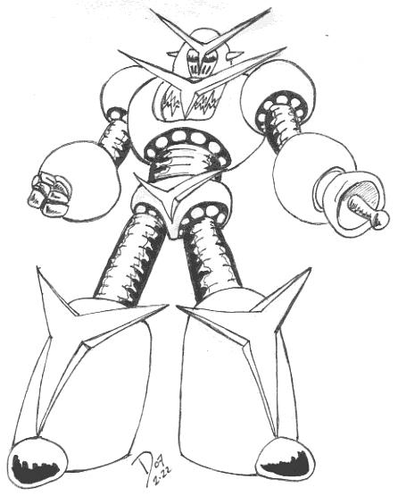 446x555 Dave's Gallery Of Robot Art