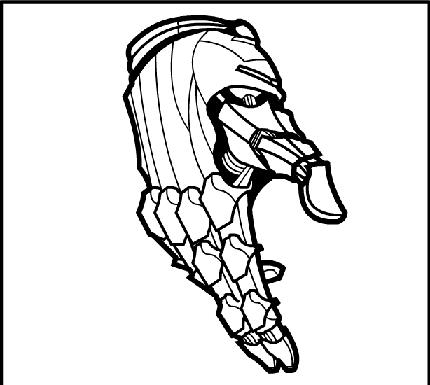 614x550 Robot Hand Heromachine Character Portrait Creator