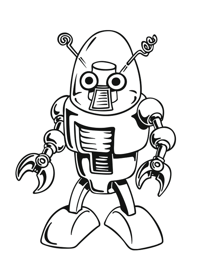 800x1035 Coloring Pages Of Robots To Print Robotteja Robot