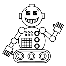 230x230 Robot Coloring Pages In Snazzy Draw Printable Coloring Pages