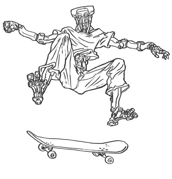 600x622 Concept Robots Robotic Heelflip By Christian Pearce