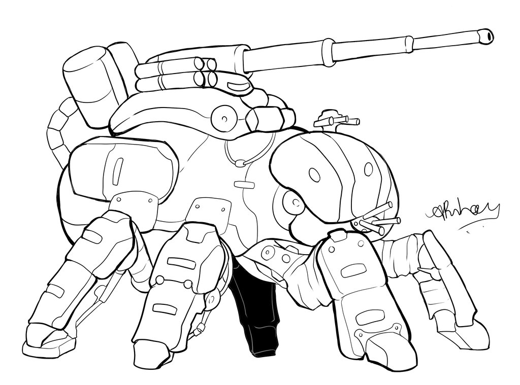 1024x759 Arachnid Robot (Destiny Inspired) By Bexdragon