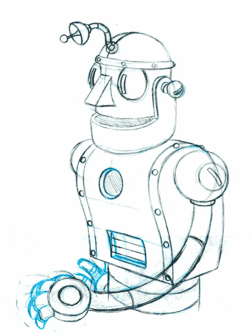 500x663 The Robot Gif Tumblr