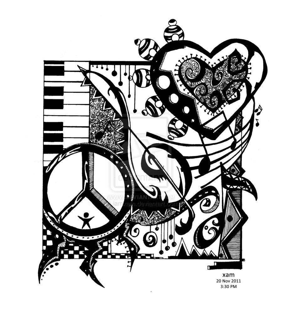 900x1002 Peace Love And Rock N' Roll By