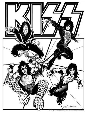 337x436 Image Result For Kiss Drawings The Rock Band Kiss