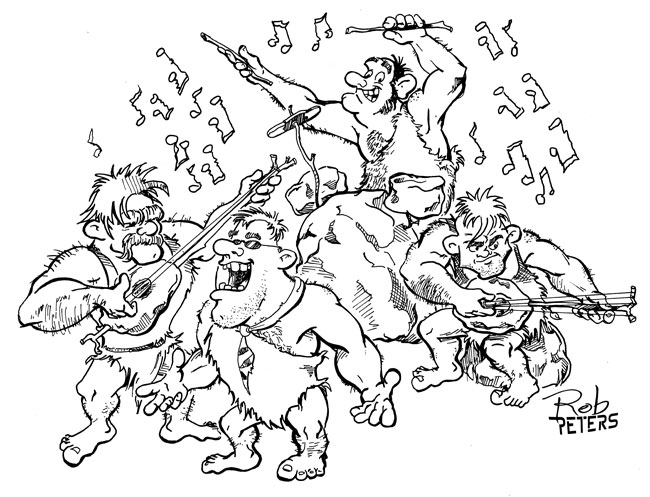 650x497 Primitive Rock Band