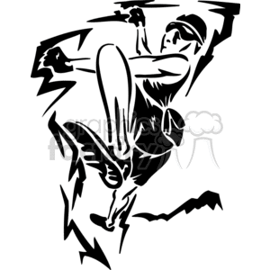 300x300 Royalty Free Rock Climbing 377627 Vector Clip Art Image