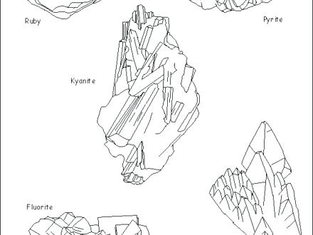 440x330 Igneous Rock Coloring Sheet