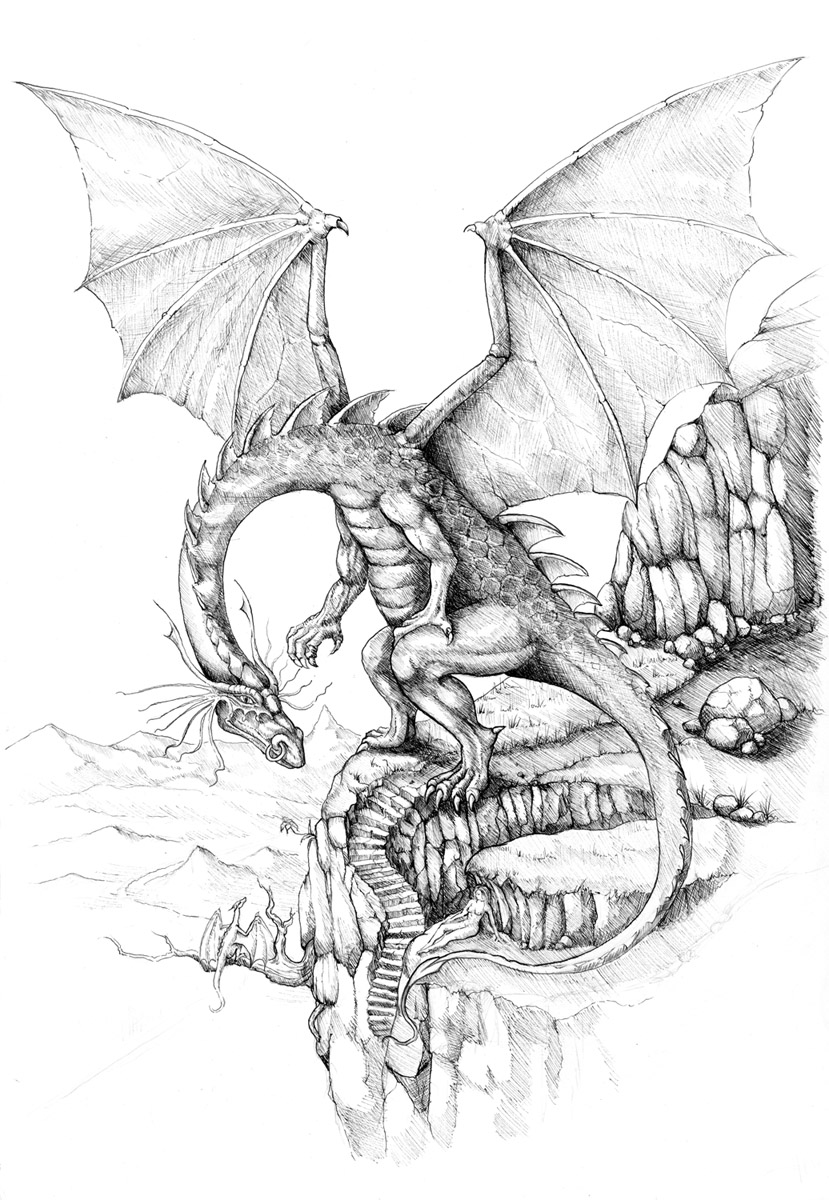 829x1200 Dragon Rock By Ktalbot