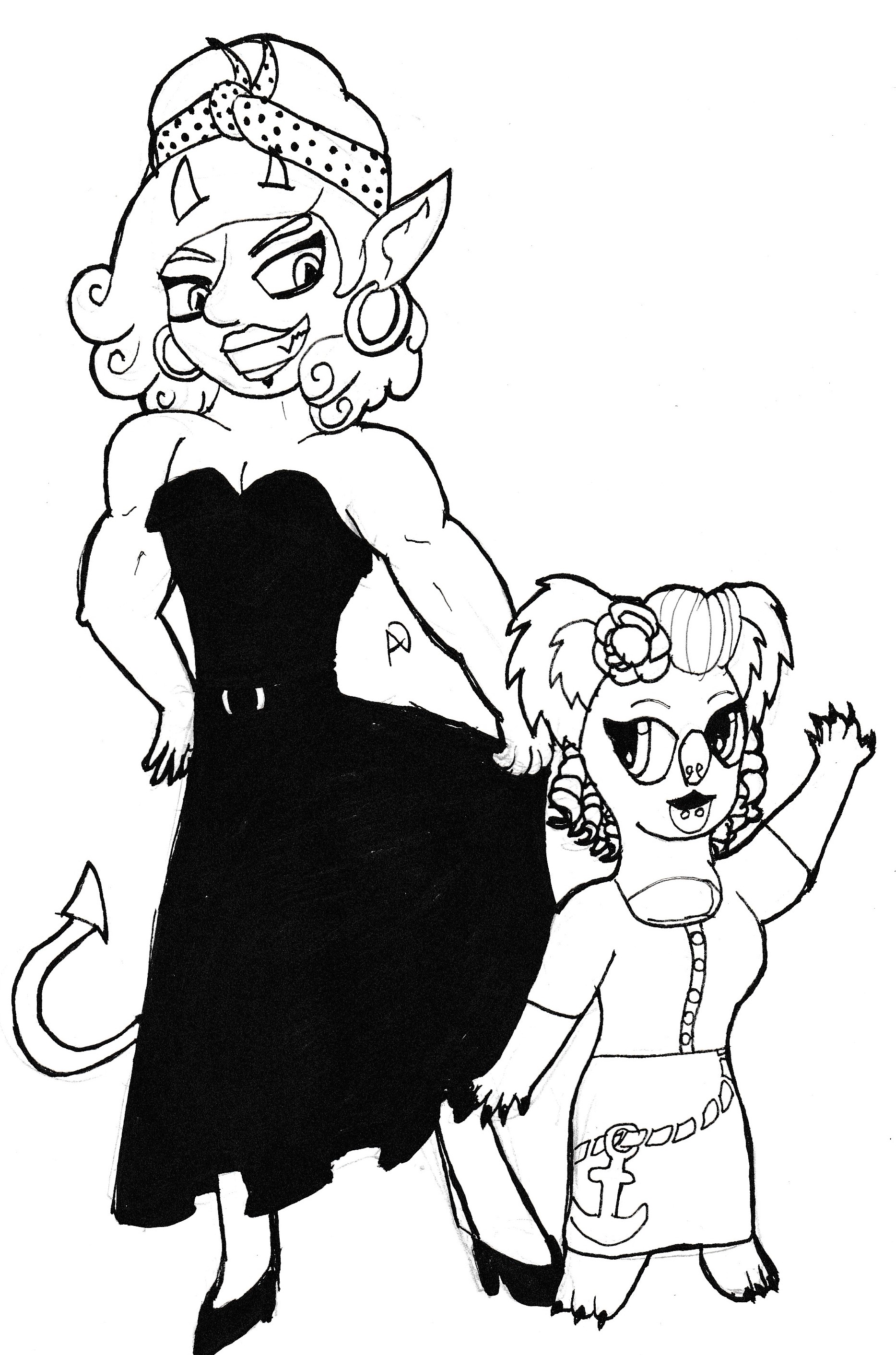 1868x2826 Rockabilly Fashion! Weasyl