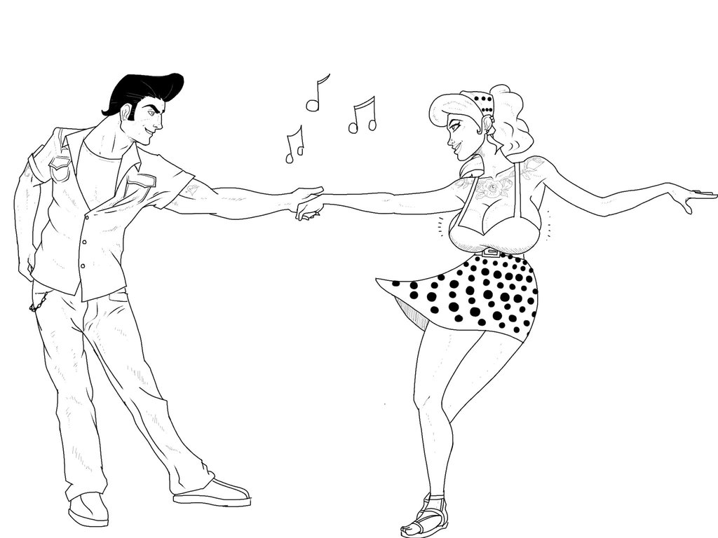 1024x768 Rockabilly Jitterbug! By Sampleguy