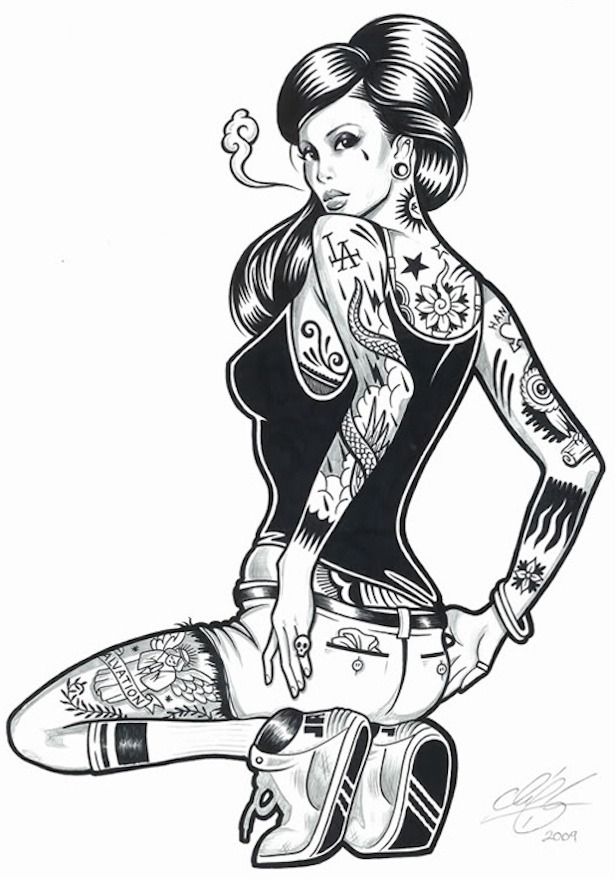 616x882 Bad Bitch Tattoos! Tattoo, Draw And Illustrators