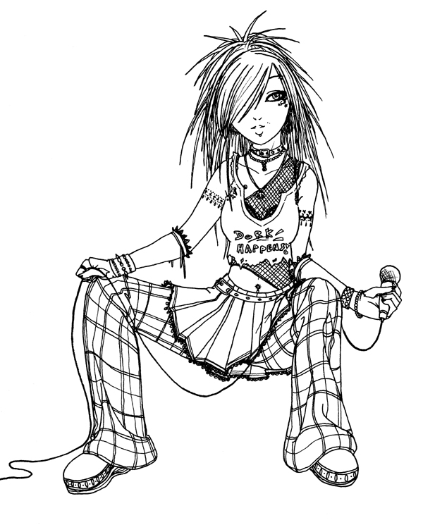 600x755 Rocker Chick By Lezzy Cat