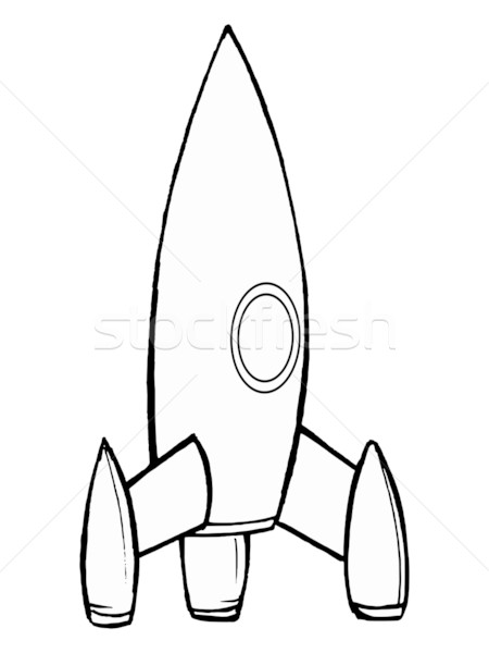 450x600 Toy Rocket, Vector Image Vector Illustration Oleksandr Kovalenko