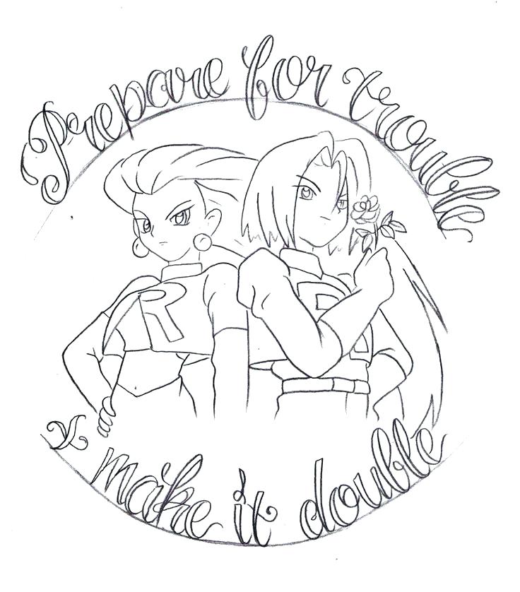 736x838 Team Rocket Coloring Pages Related Post Coloring Pages For Kids