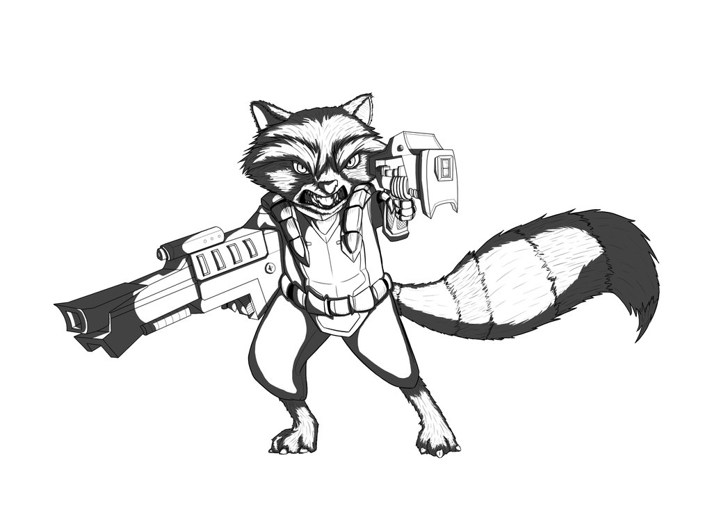 1024x754 Rocket Raccoon