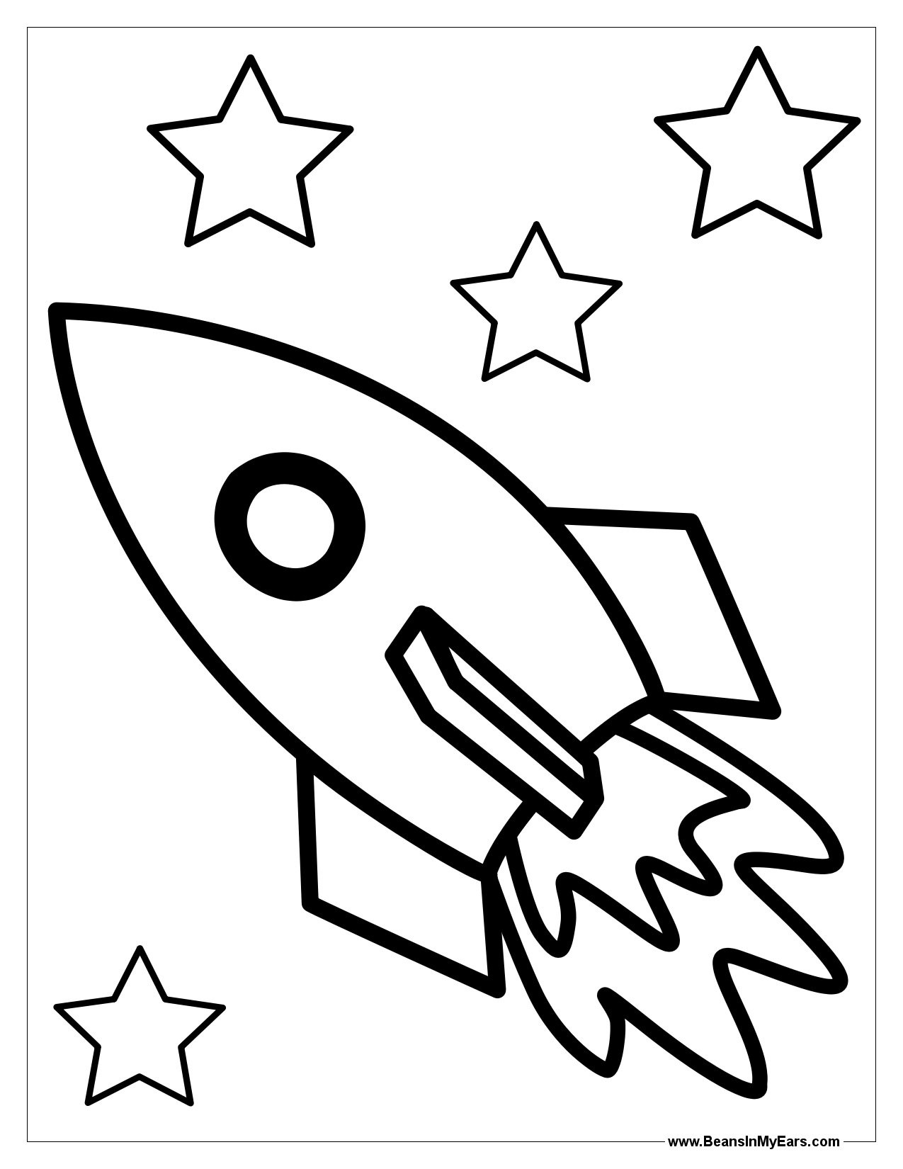 1275x1650 Rocket Ship Coloring Page Wallpapers