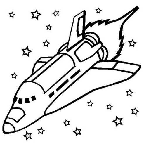 493x493 Rocket Ship Coloring Page Free Drawing Board Weekly