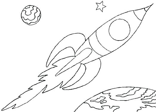 522x373 Rocket Ship Coloring Pages