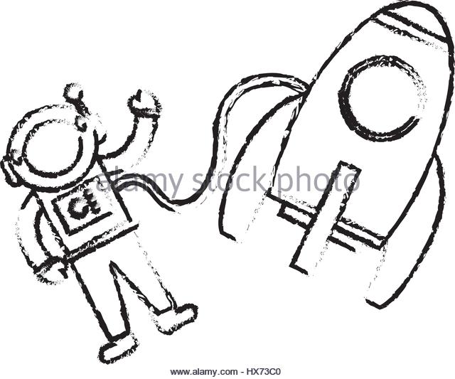 640x533 Drawing Child Rocket Stock Photos Amp Drawing Child Rocket Stock