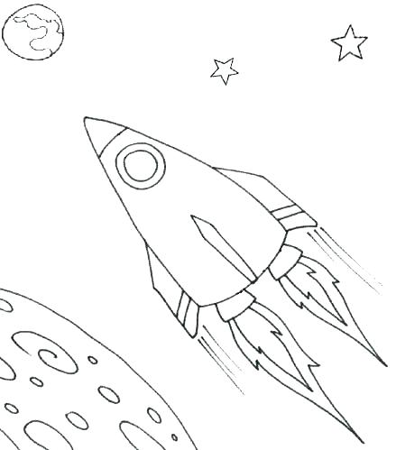 439x499 Idea Rocket Ship Coloring Page Or Drawn Ship 4 46 Rocket Coloring