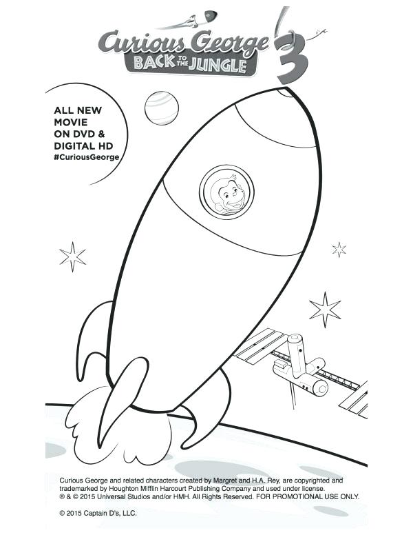 600x776 Curious George Coloring Pages Printable Free Printable Curious