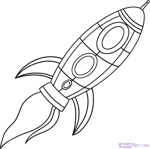 Rocketship Drawing at GetDrawings | Free download