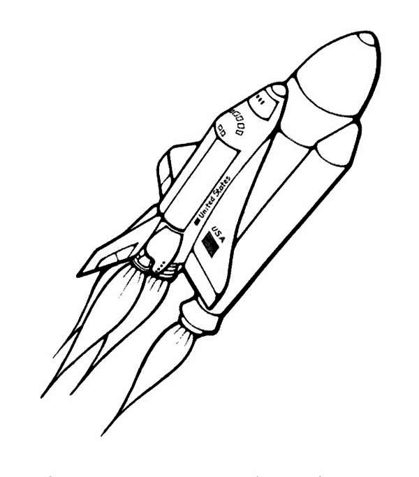 600x683 Drawn Spaceship Ship Line