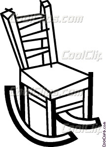 215x300 Rocking Chairs Vector Clip Art