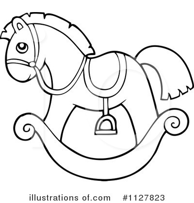 400x420 Rocking Horse Clipart