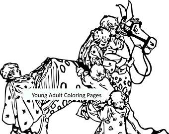 340x270 Sketch Rocking Horse Etsy