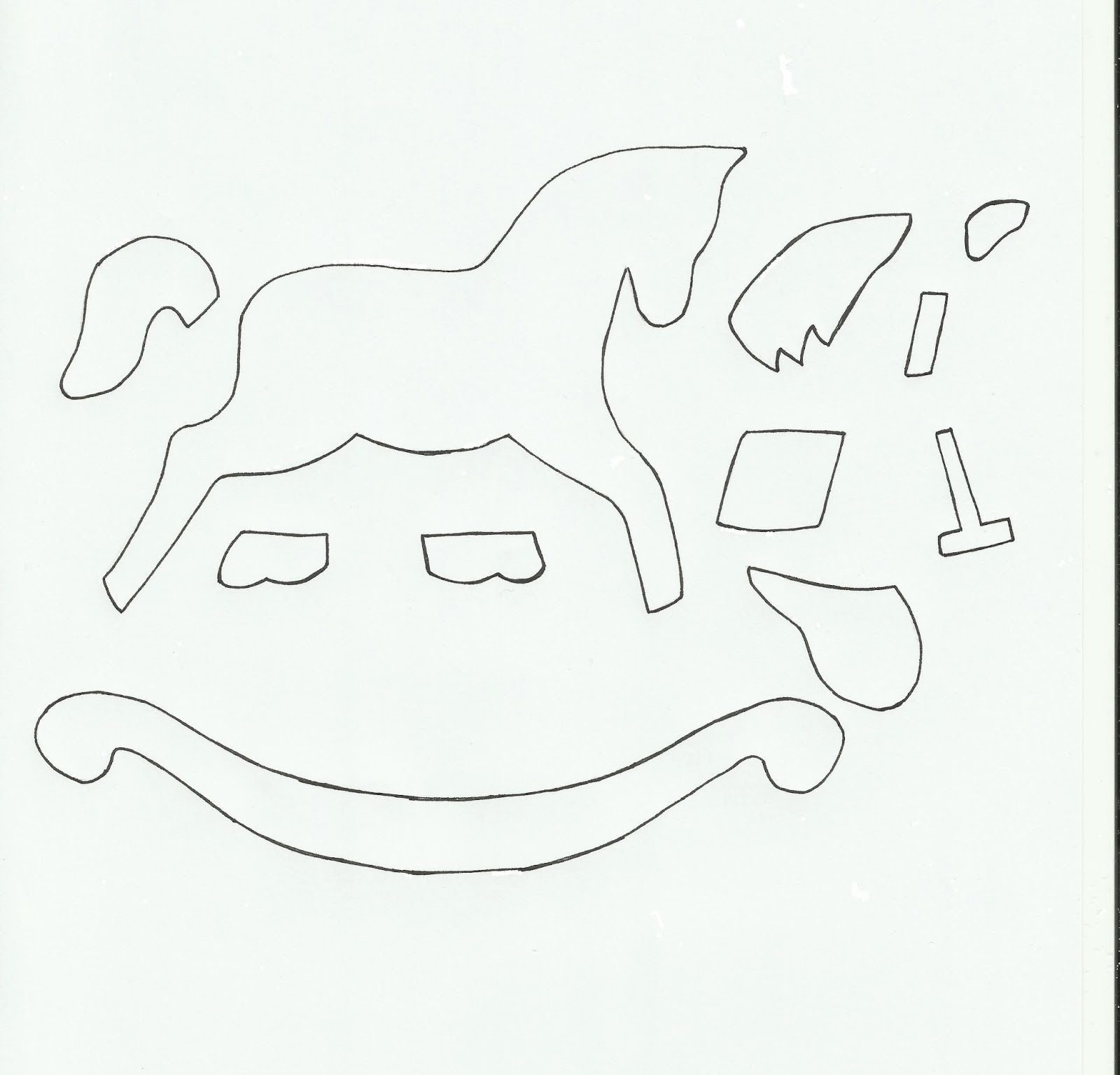 1600x1536 Christmas Rocking Horse