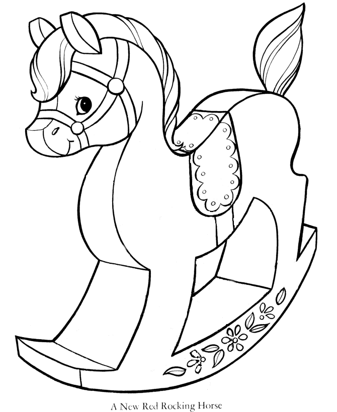 670x820 Toy Animal Coloring Page Kids Rocking Horse Coloring Pages