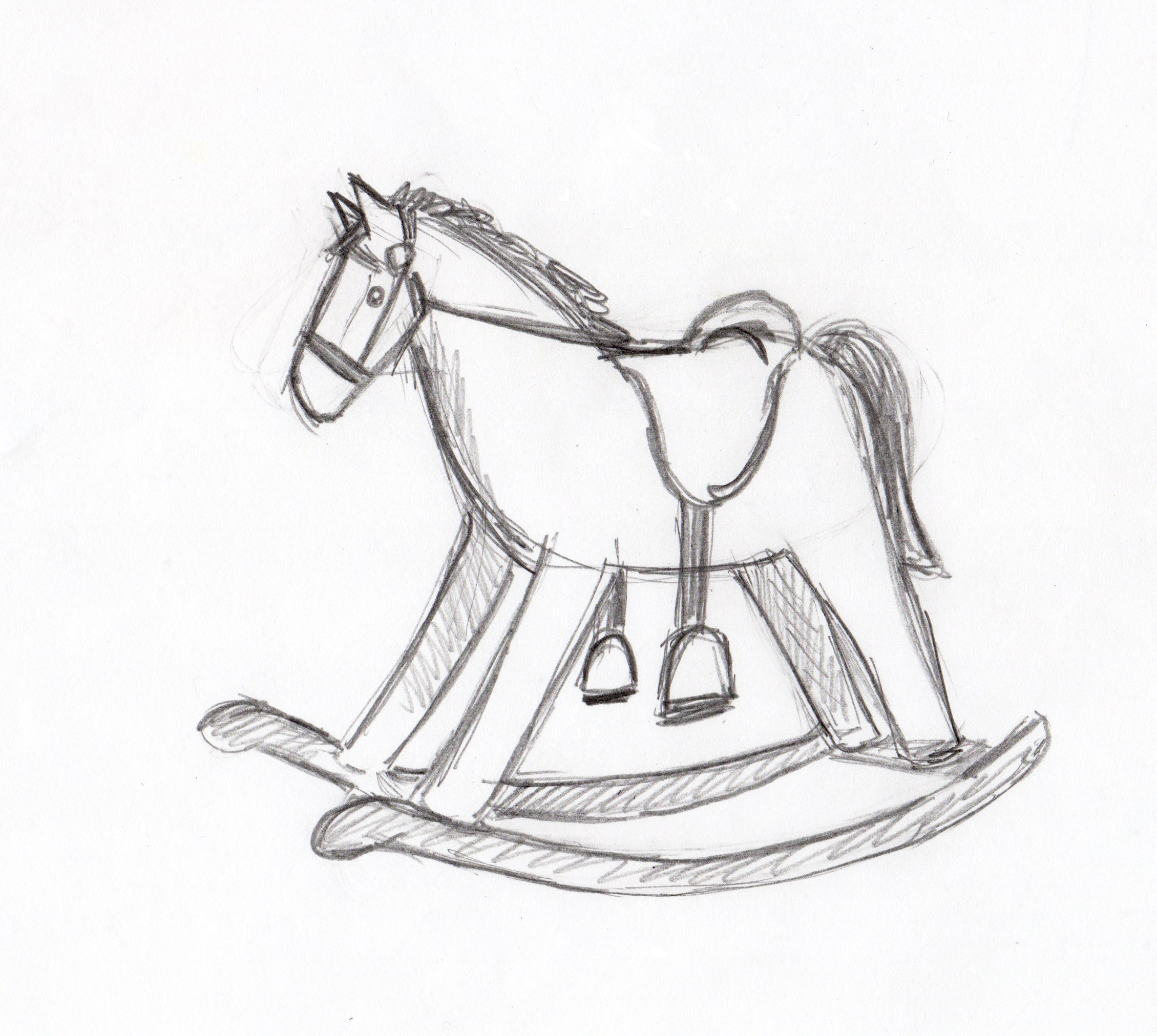 2259x2023 Rocking Horse Drawing