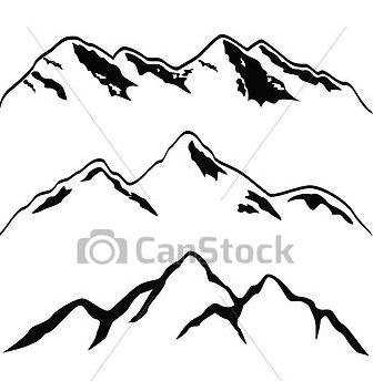 336x344 Mountains Tattoo Wood Burning And Tattoo