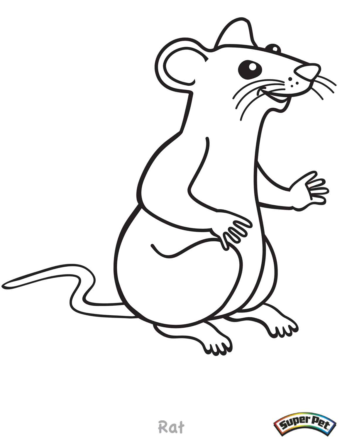 1200x1500 Rodents Coloring Page