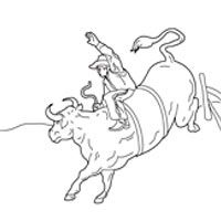 200x200 21 Best Bullriding Drawings Images On Rodeo, Lane