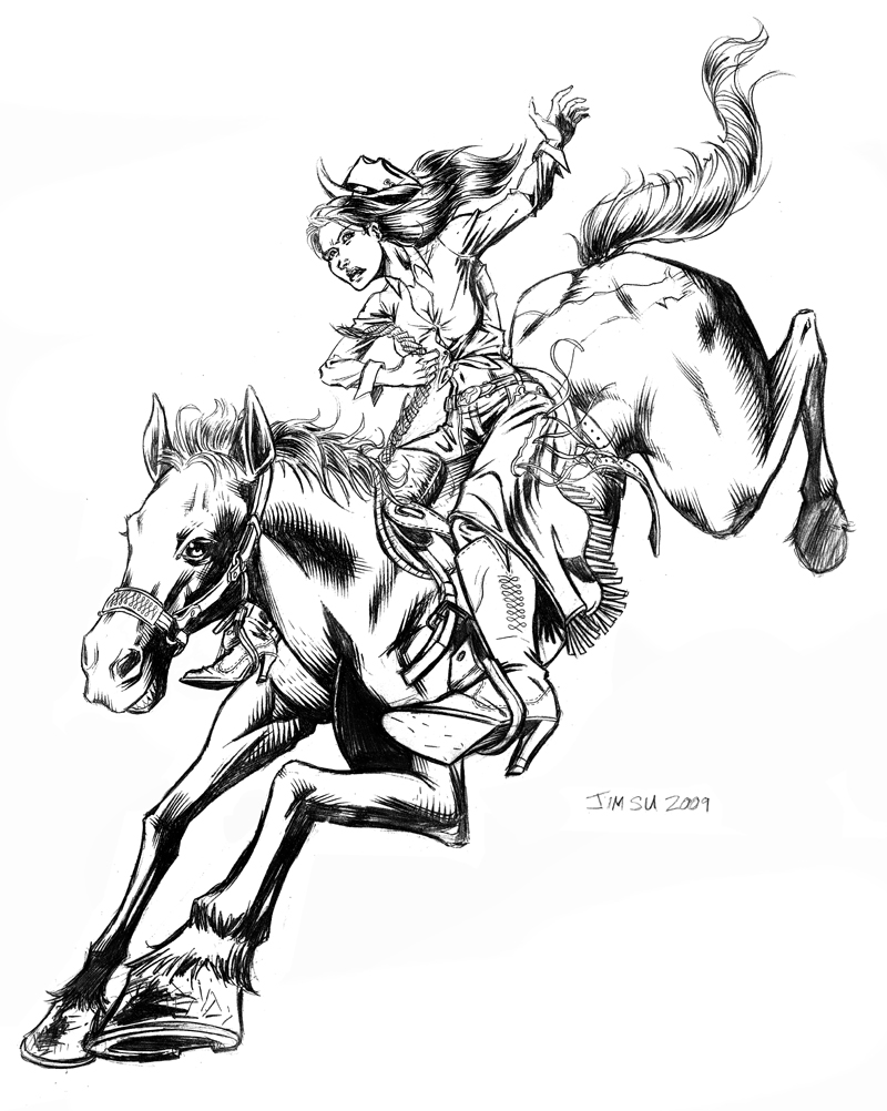 800x1002 Rodeo Girl By Crozonia