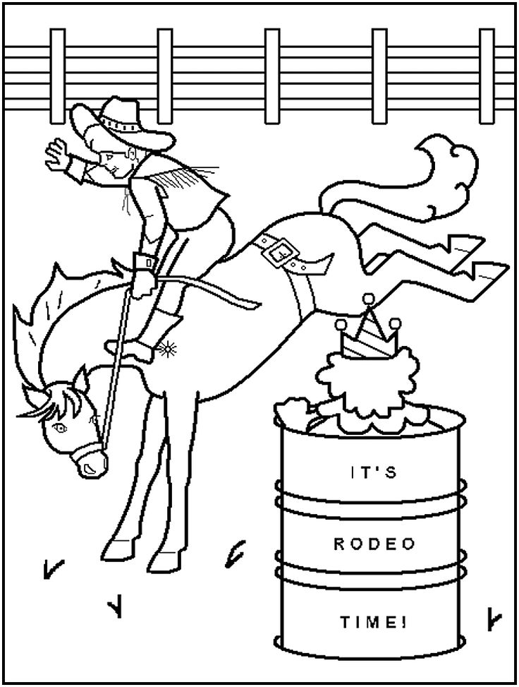 736x973 Best Rodeo Coloring Pages 15 With Additional Ew Year Color Pages