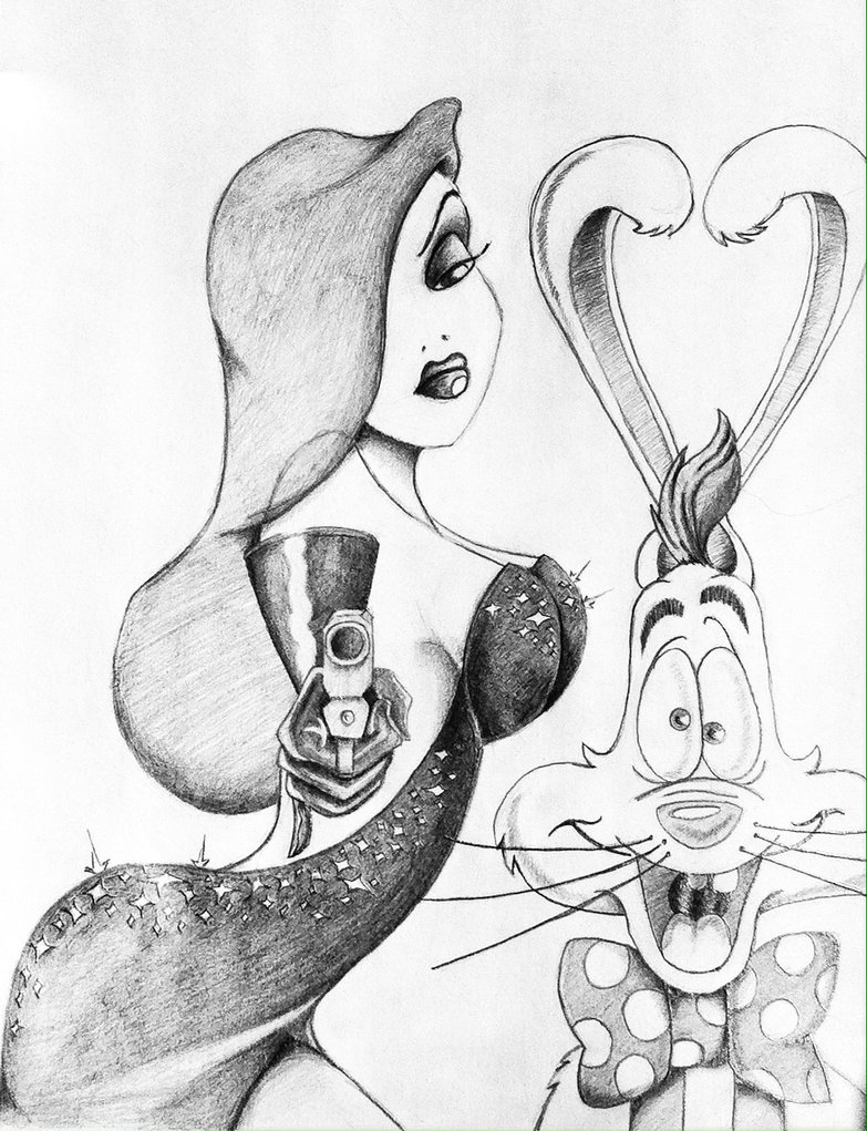 783x1021 Jessica And Roger Rabbit By Highlanderphill