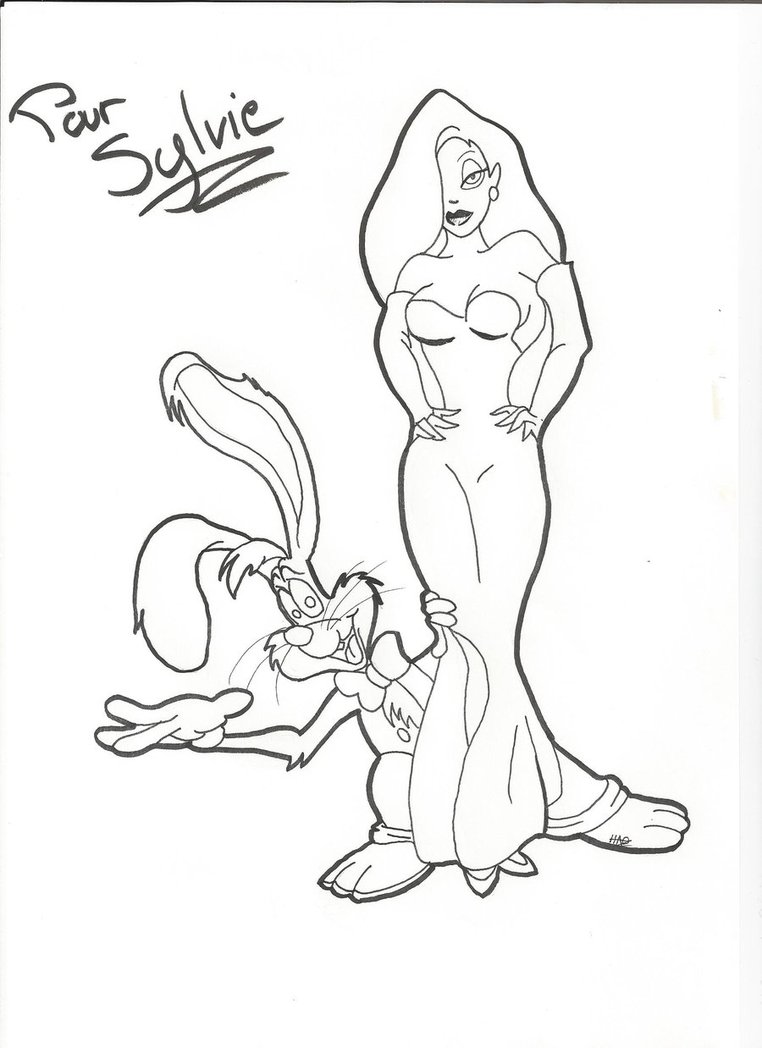 762x1048 Roger Rabbit And Jessica ! By Hao 76