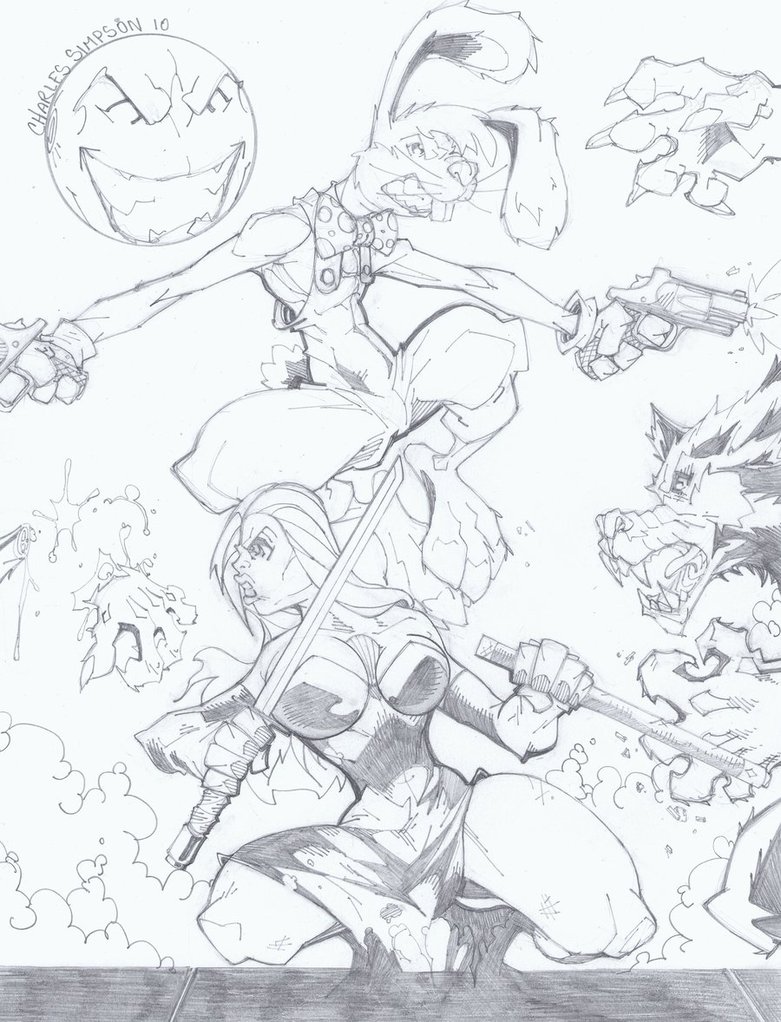 781x1022 Jessica And Roger Rabbit By Charlessimpson