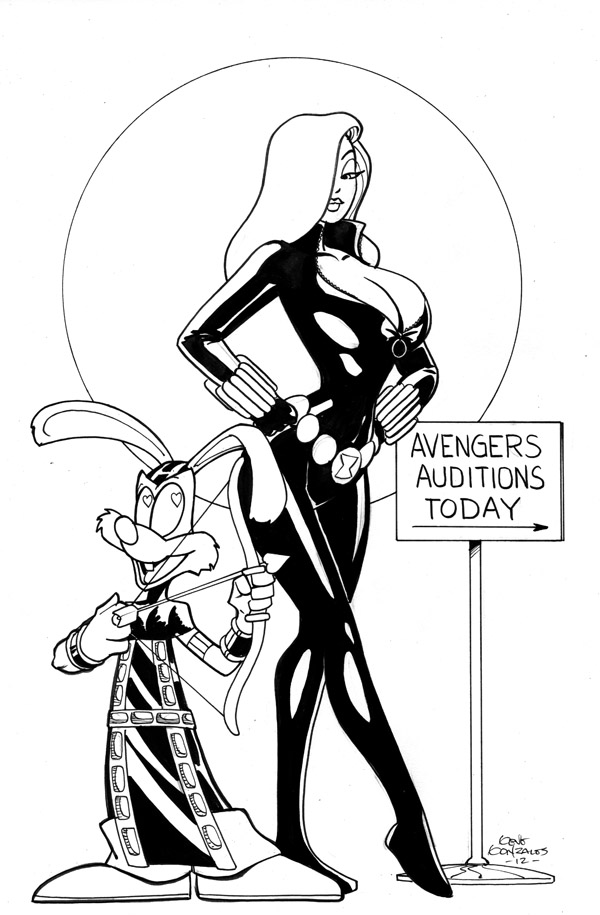 600x915 Gene Gonzales' Sketches Amp Other Silly Stuff Roger Amp Jessica