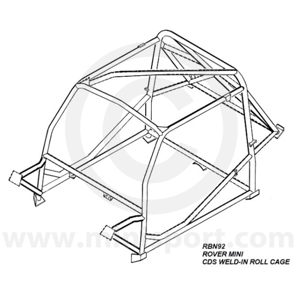 1200x1200 Rbn926ssu Mini Weld In Roll Cage Safety Devices
